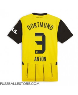 Günstige Borussia Dortmund Waldemar Anton #3 Heimtrikot 2024-25 Kurzarm